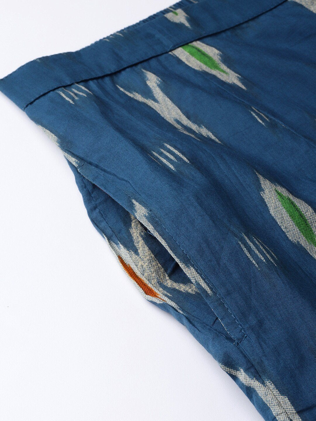 Women's  Printed Coat with Trousers