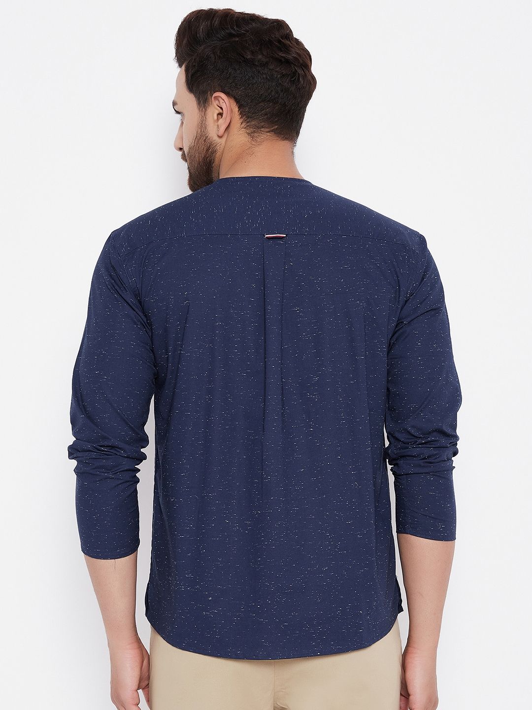 Men's Solid CottonBlue  Kurta