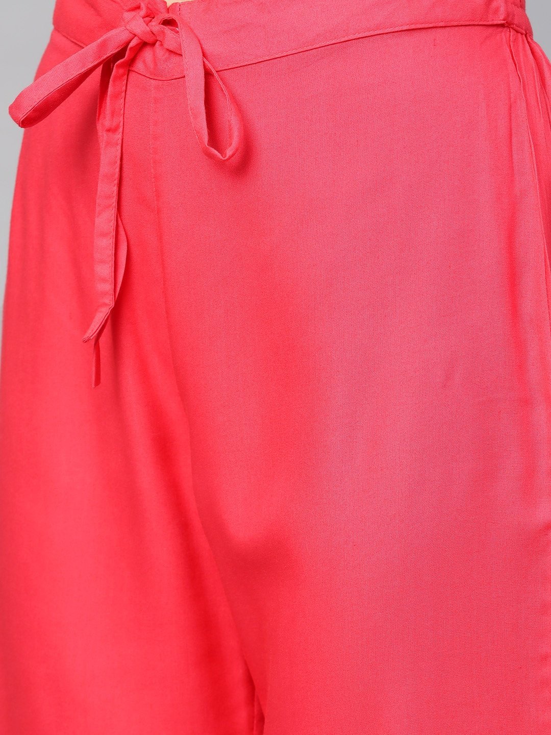 Women's  Sea Green & Pink Printed Kurta with Palazzos