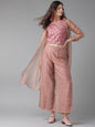 Women's Top with Palazzos & Shrug