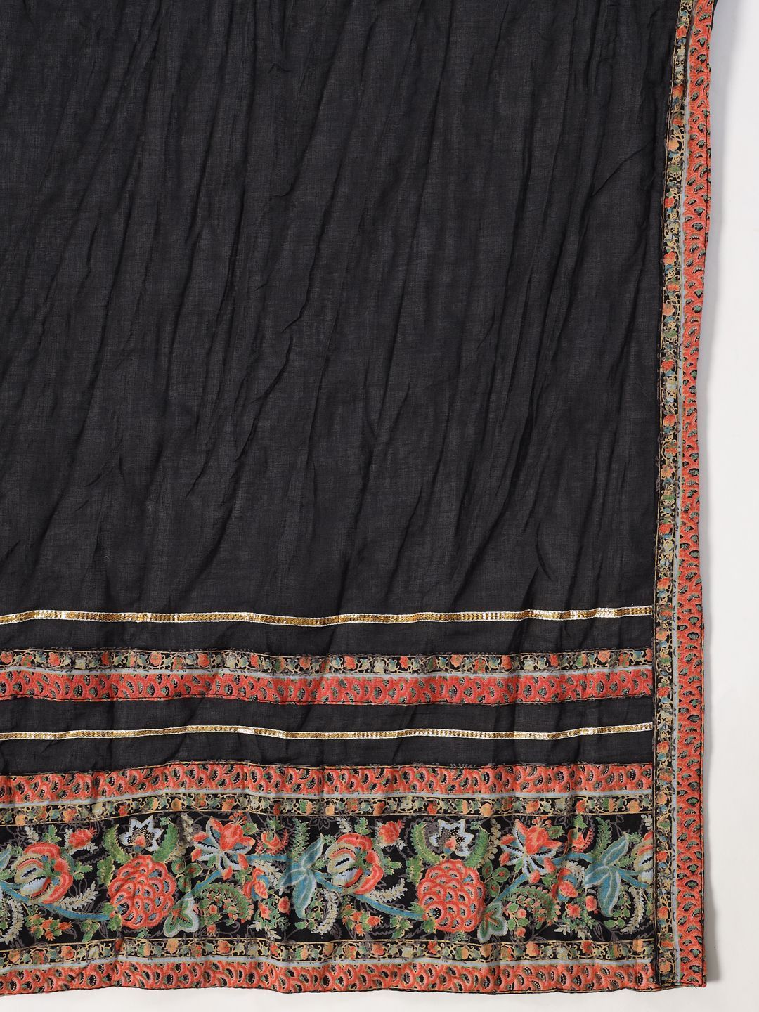 Women's Printed Flared Kurta Pant Dupatta Set