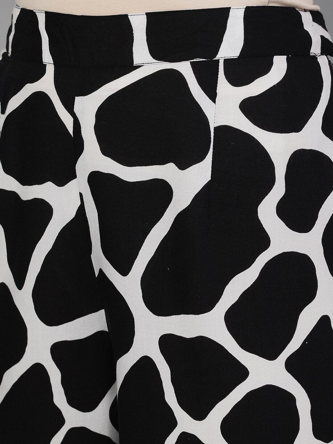 Women's Printed Coat with Palazzos
