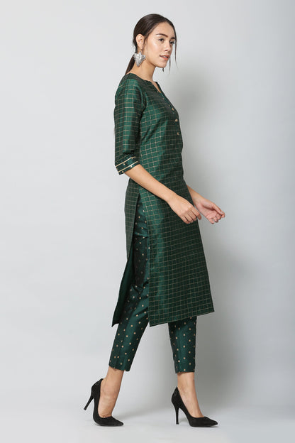 Women's Kurta And Pant With Dupatta Set