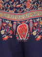 Women's Mustard Cotton Printed Flared Palazzo