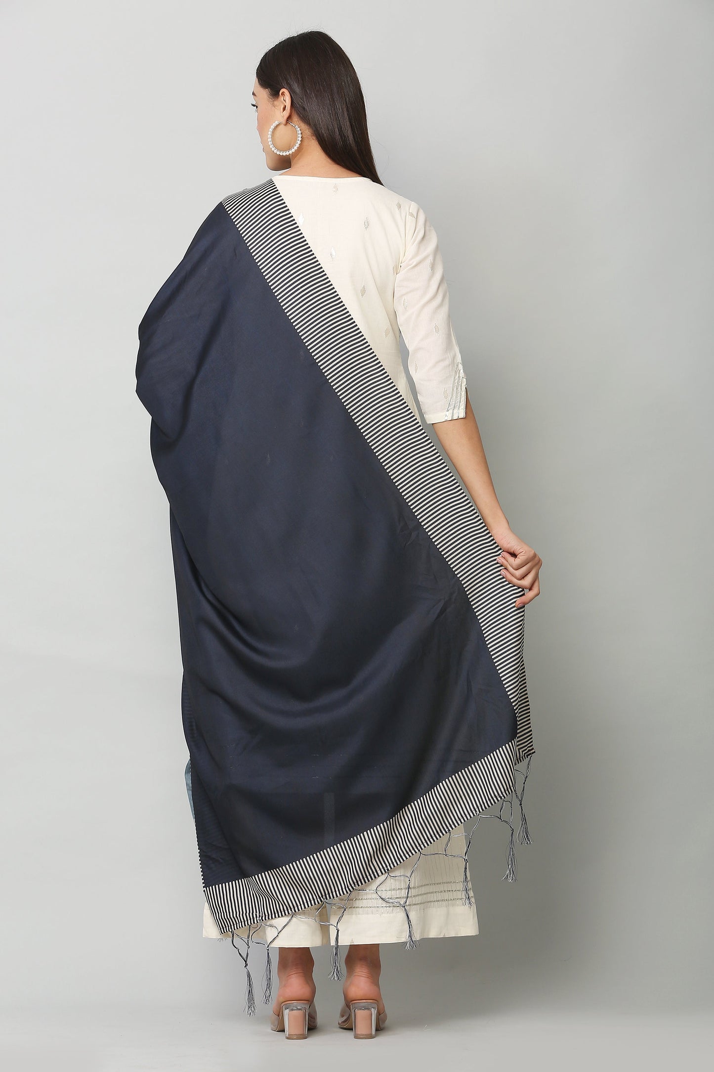 Women's Light Blue Color Art Silk Digital Printed Dupatta