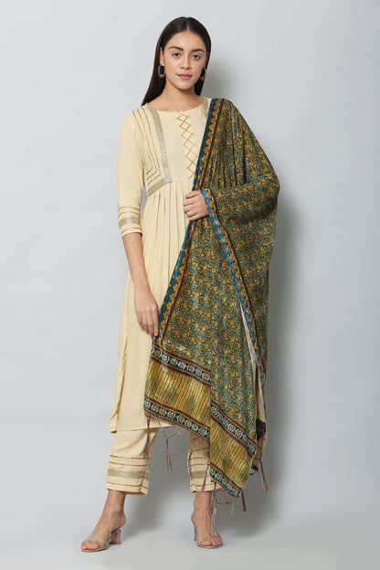 Women's Multicolored Polyster Velvet  Digital Printed Dupatta