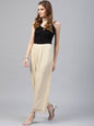Women's Rayon Embellished Wide-Leg Palazzo