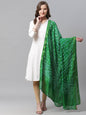 Buy_Women's_Green_Shantoon_Bandhani_Dupatta_Online_Trendia