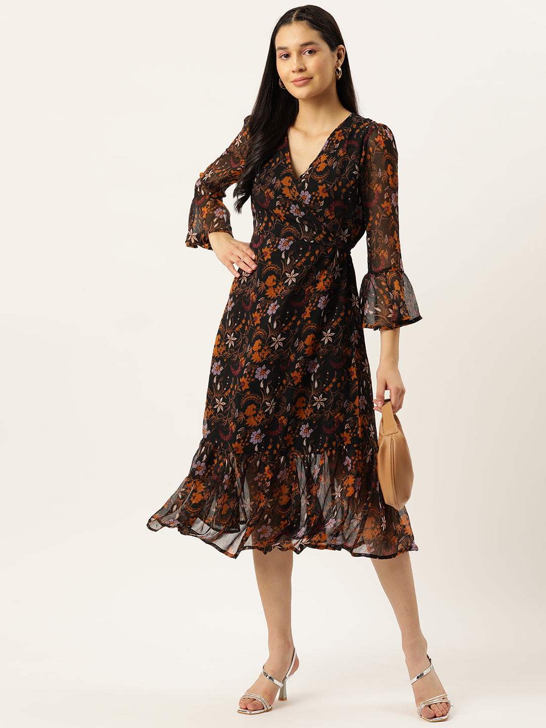 Women's Layered Black Dress