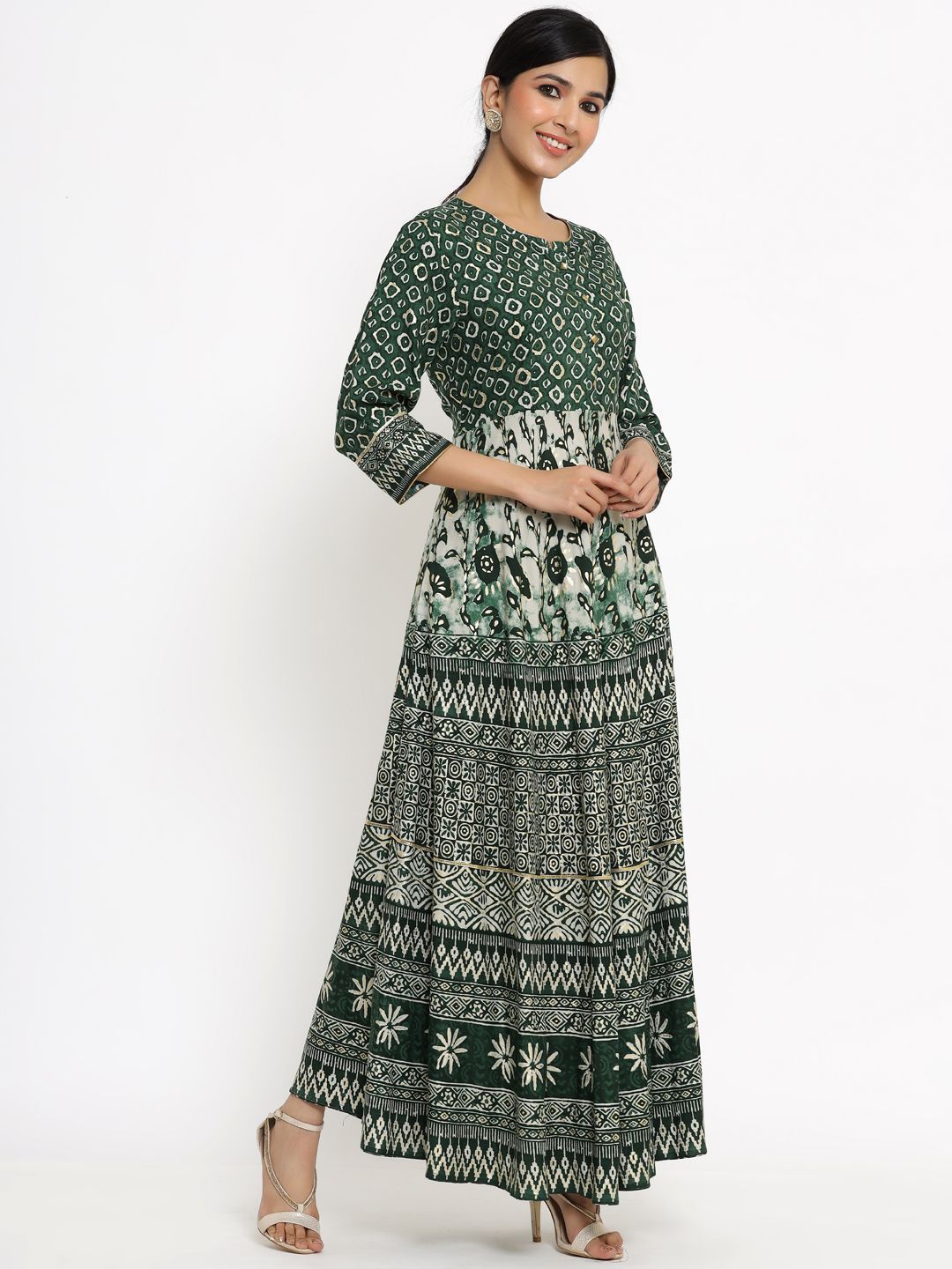 Women's Printed Flared Dress