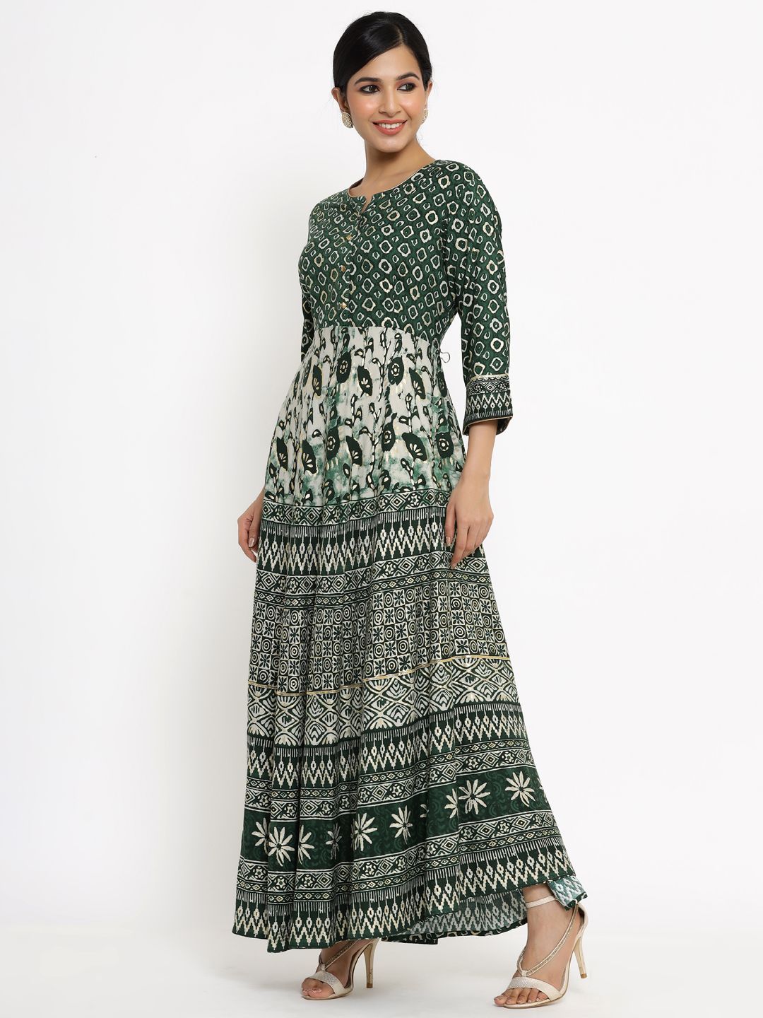 Women's Printed Flared Dress