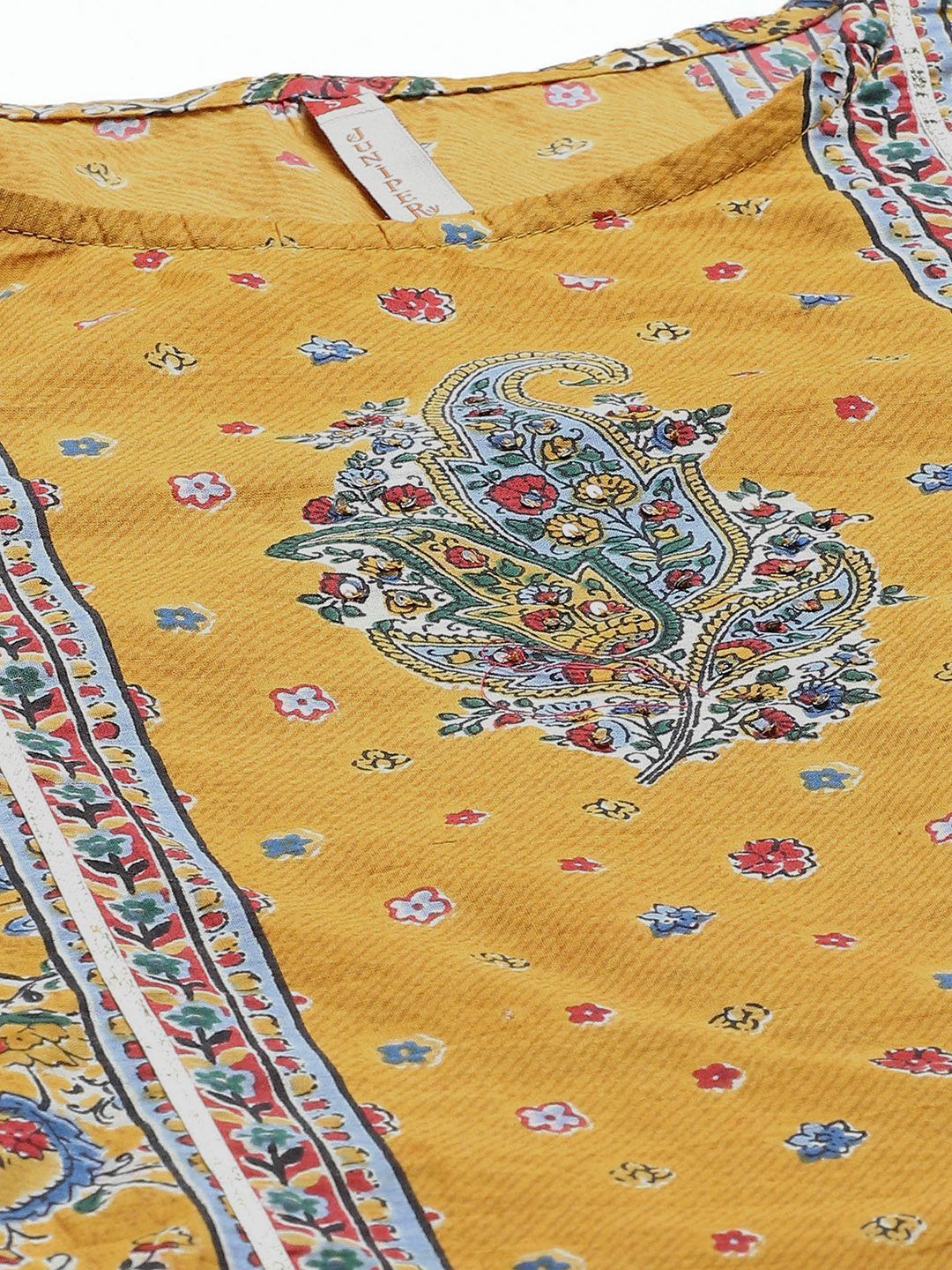 Women's Printed Straight Kurta Palazzo Dupatta Set2