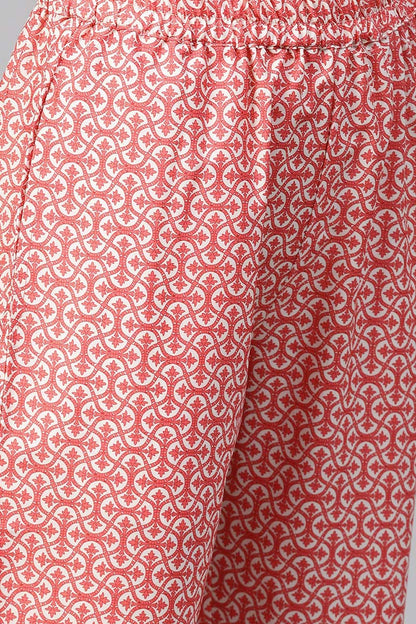 Women's Polyester Printed Kurta Pant Set