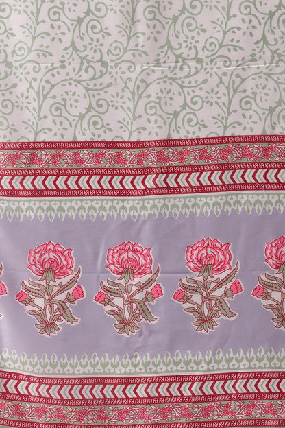 Women's Polyester Printed Kurta Pant Dupatta Set