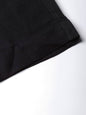 Women's Black Rayon Solid Straight Pants