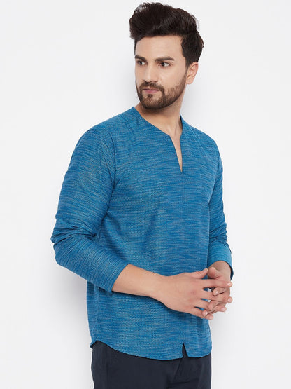 Men's Solid Cotton Kurta