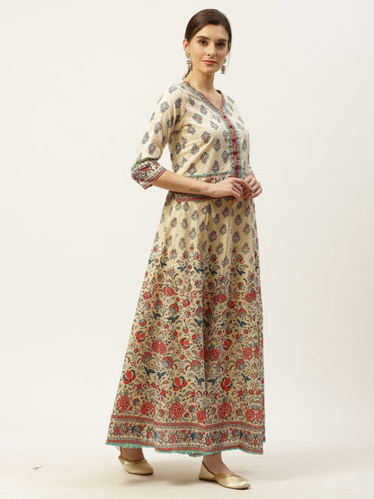 Women's Printed Lehenga Choli Dupatta Set