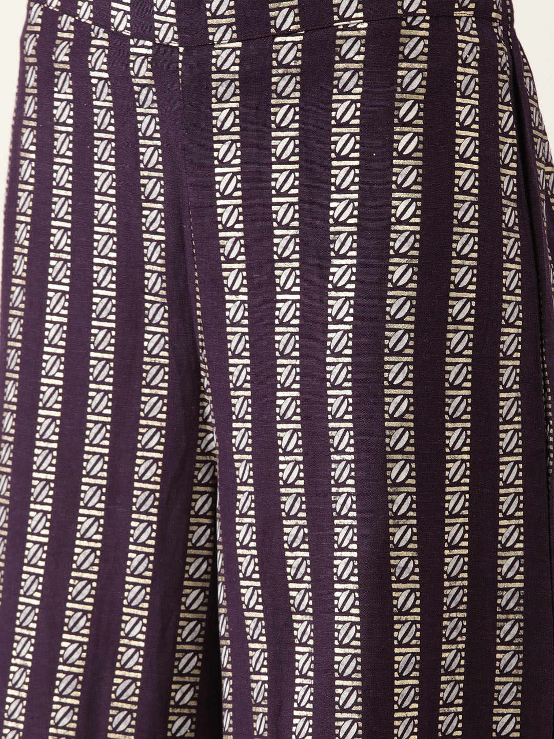 Women's Purpal Color Rayon Blend Printed Kurta Sharara With Dupatta