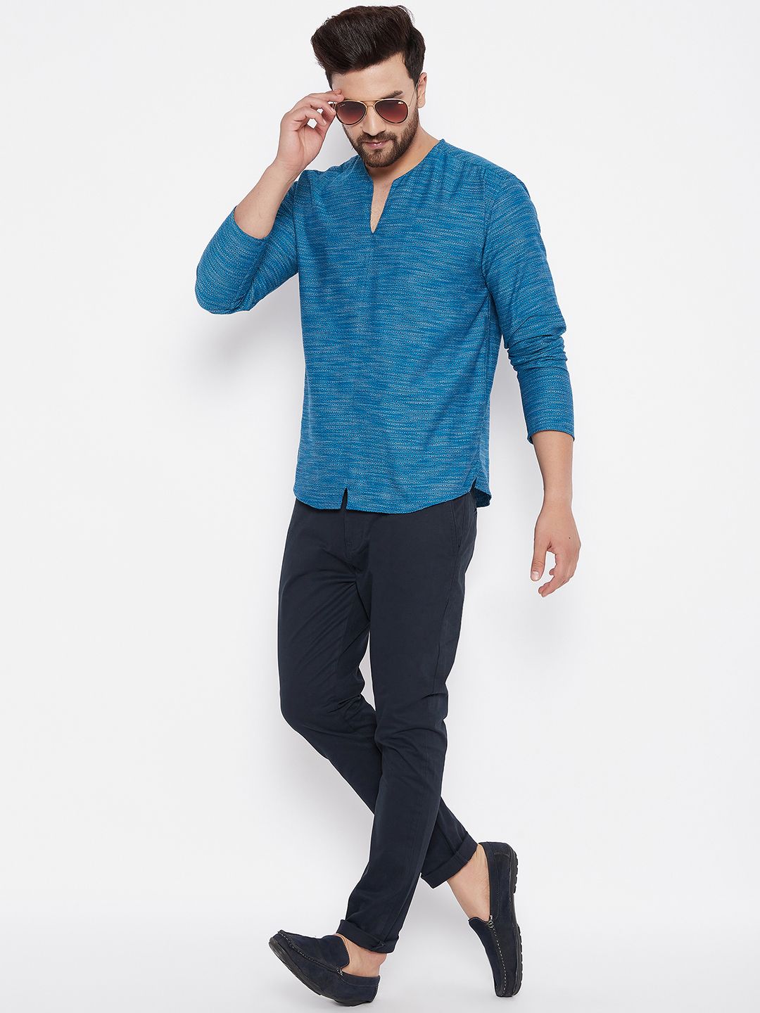 Men's Solid Cotton Kurta