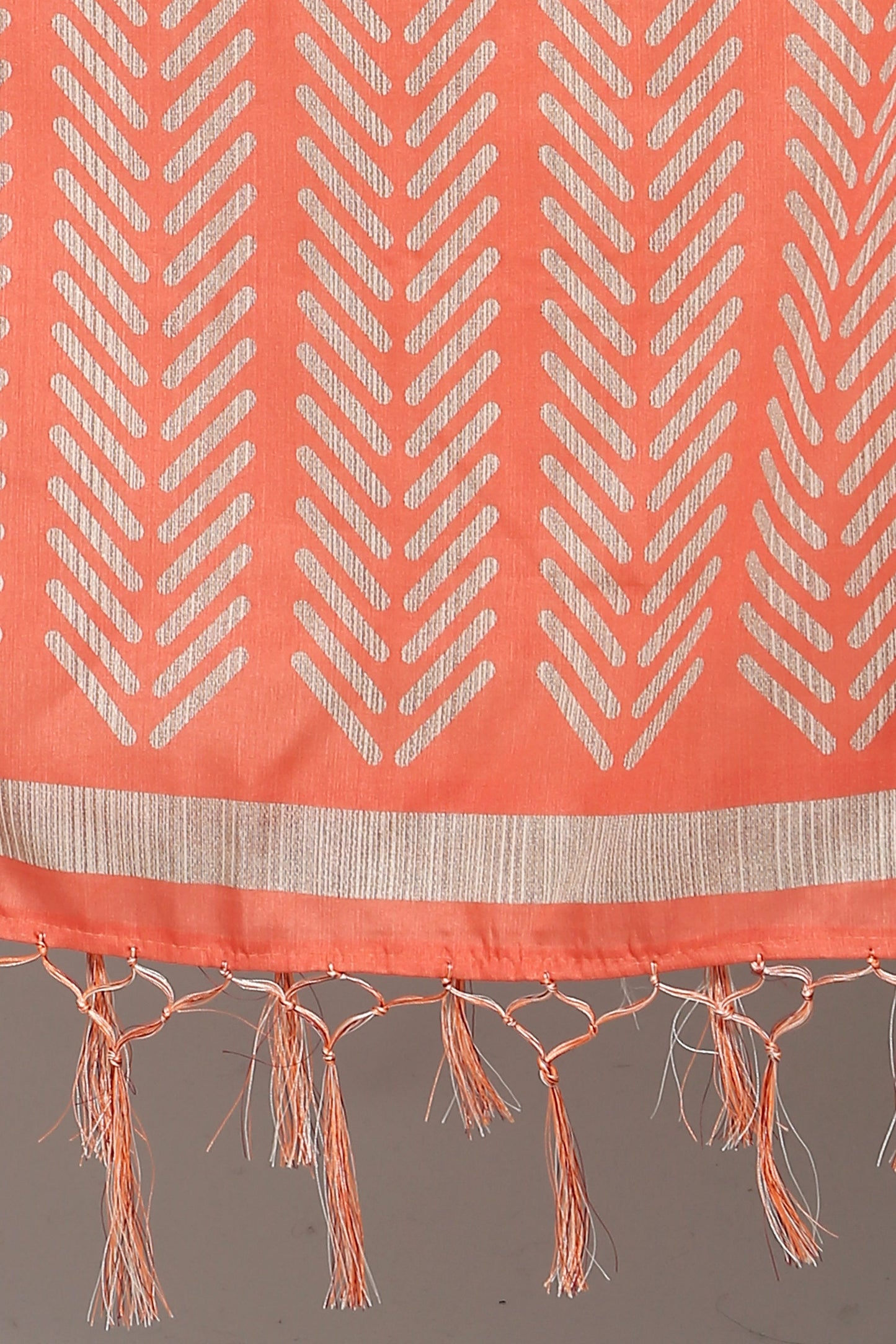 Women's Orange Color Art Silk Digital Printed Dupatta