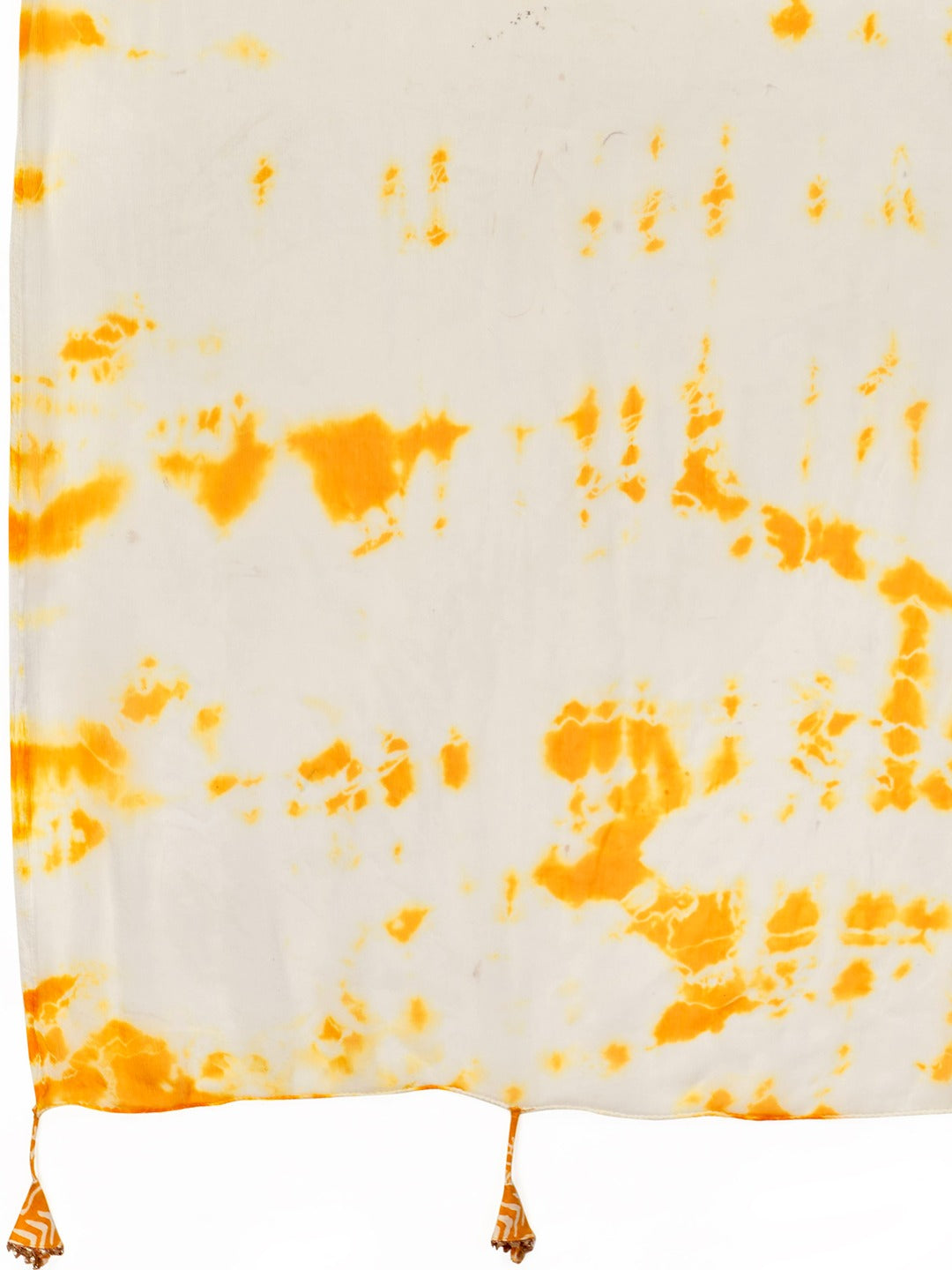 Women's Print & Sequience A-Line Cotton Yellow Stitched Kurta Pant With Dupatta