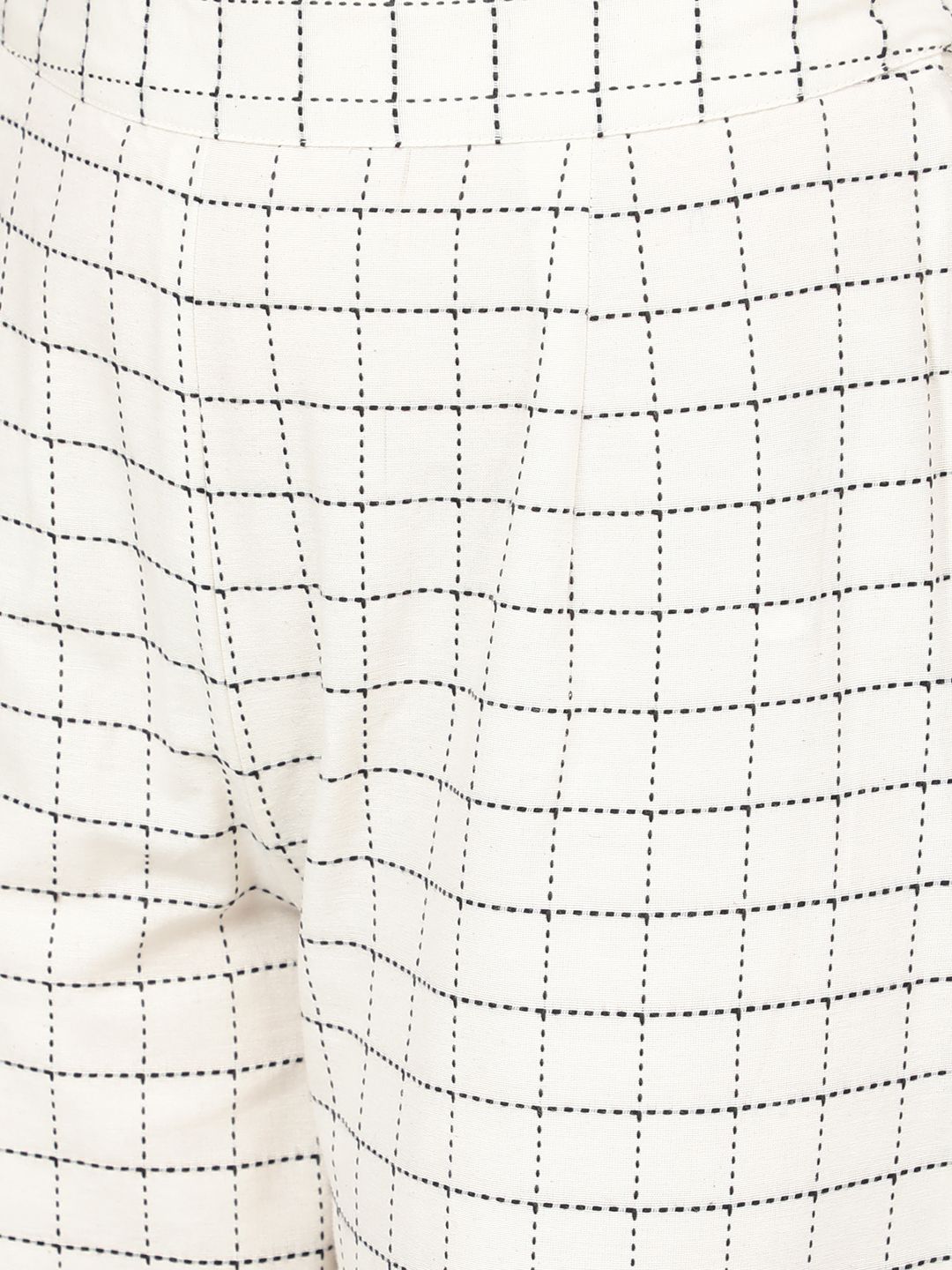 Women's Pink Woven Design Kurta With White Palazzo