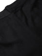 Women's Black Rayon Solid Straight Pants