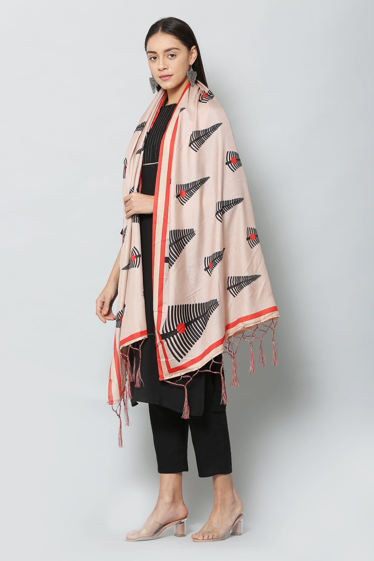 Women's MultiColored Art Silk Digital Printed Dupatta